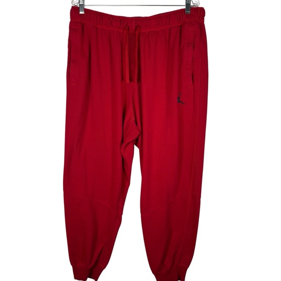 Jordan Other - Jordan Men’s XXL Red Joggers Sweatpants Tie Waist Pockets Dri Fit Bottoms Pants